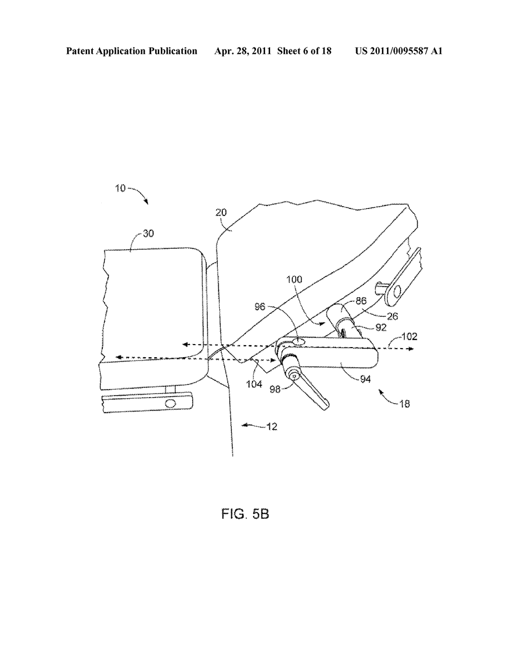 ARTICULATED CHAIR HAVING UNIVERSAL RECLINING ARMREST SYSTEM - diagram, schematic, and image 07