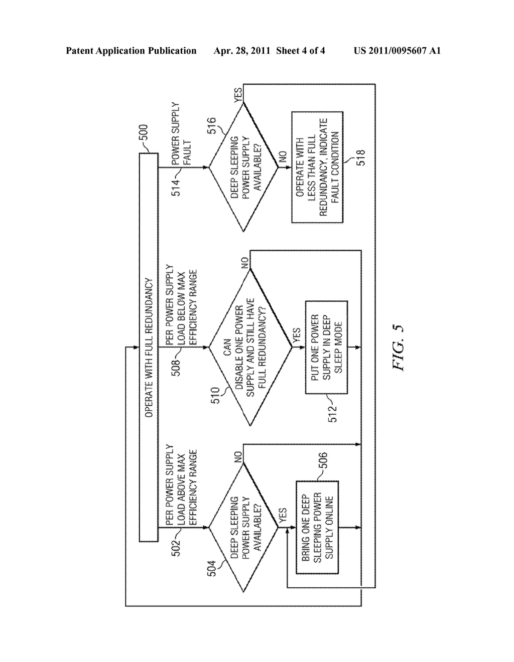 System and Method for Supplying Power to a Load Using Deep-Sleep-Mode Power Supplies - diagram, schematic, and image 05