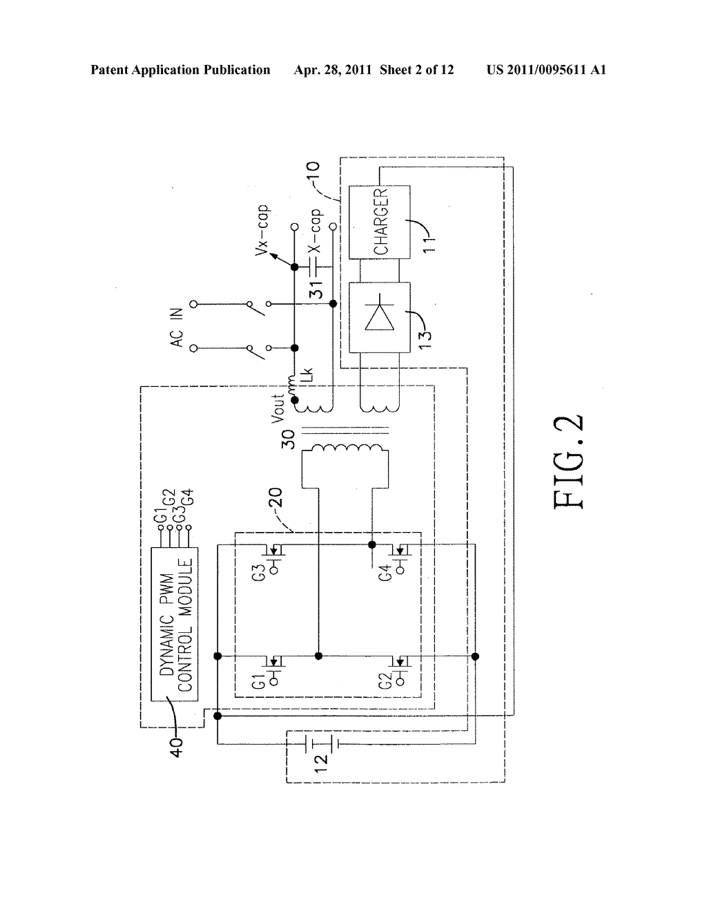 Uninterruptible power supply supporting active loads - diagram, schematic, and image 03