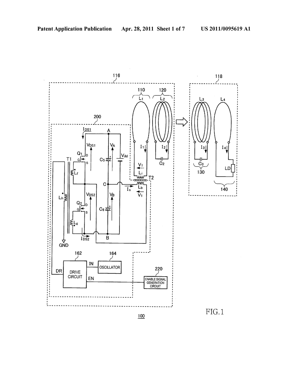 WIRELESS POWER FEEDER, WIRELESS POWER TRANSMISSION SYSTEM, AND TABLE AND TABLE LAMP USING THE SAME - diagram, schematic, and image 02