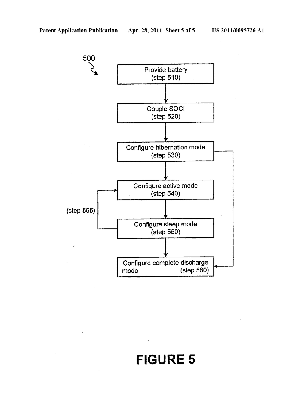 Physical Key To Facilitate An Inactive Mode For A State-Of-Charge Indicator Within A Battery - diagram, schematic, and image 06