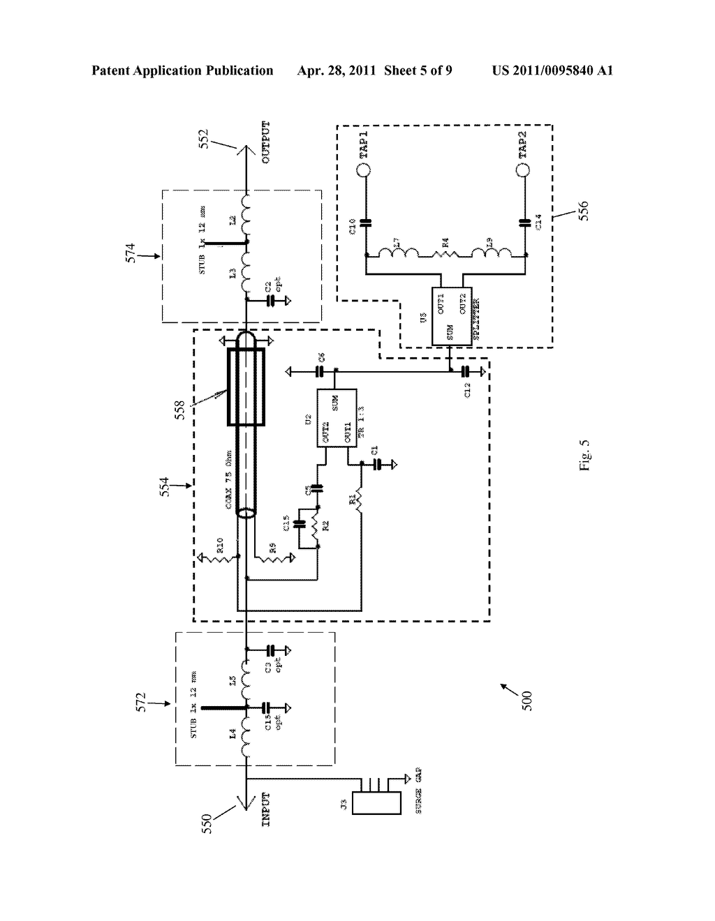 CATV FACE PLATE DEVICE AND METHOD WITH EXTENDED FREQUENCY RANGE - diagram, schematic, and image 06