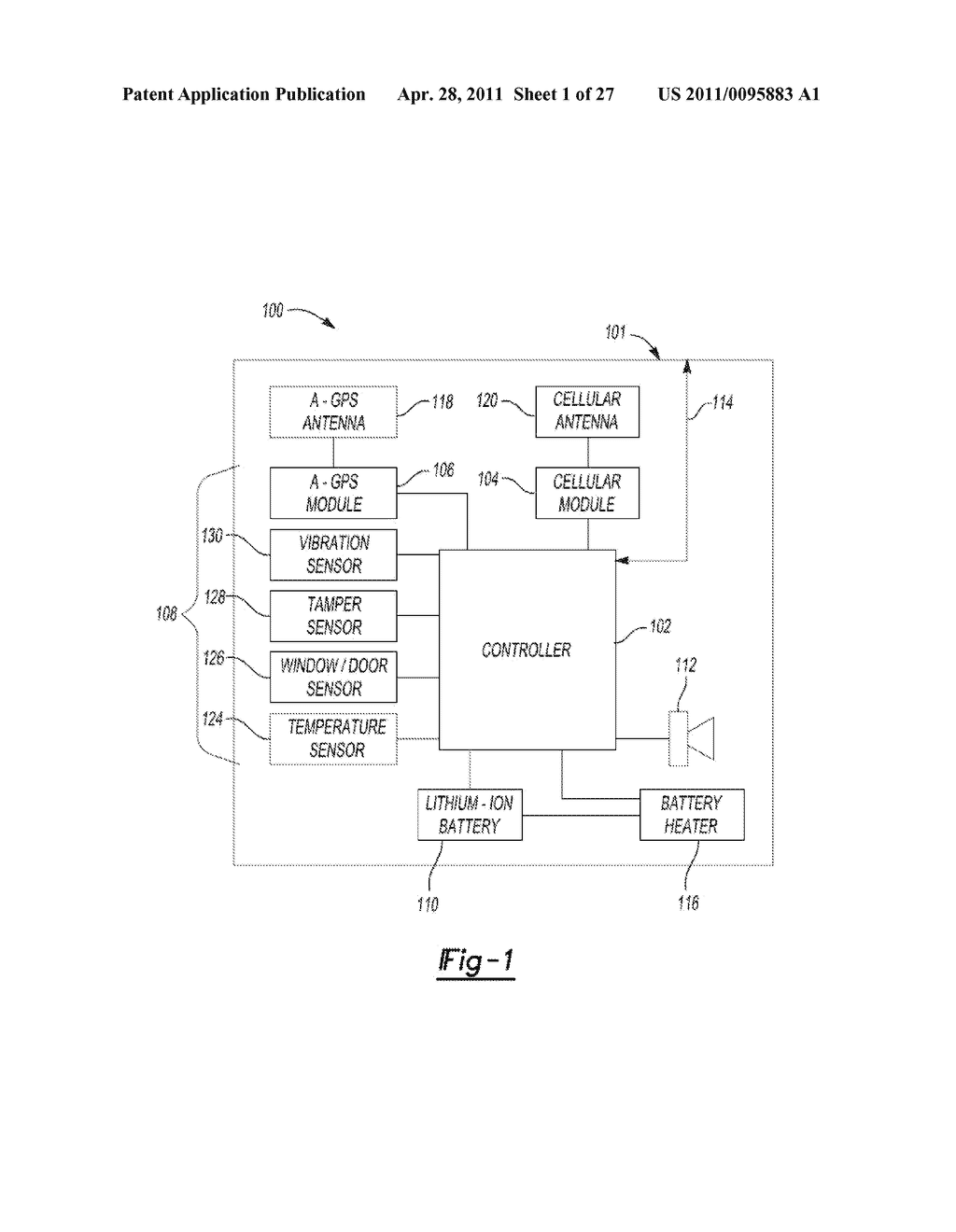 ASSET MONITORING SYSTEM AND PORTABLE SECURITY SYSTEM THEREFOR - diagram, schematic, and image 02