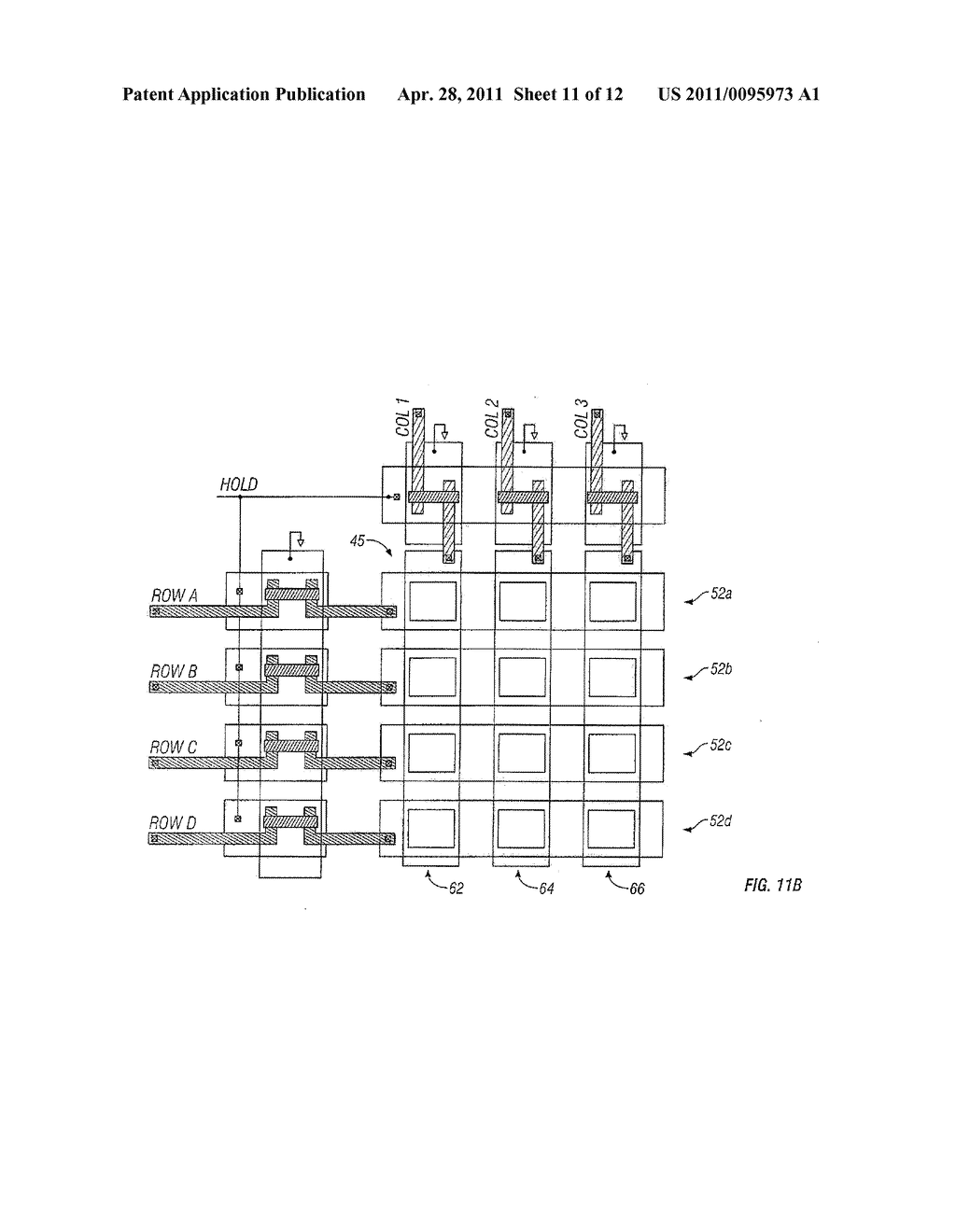 INTERFEROMETRIC MODULATOR ARRAY WITH INTEGRATED MEMS ELECTRICAL SWITCHES - diagram, schematic, and image 12