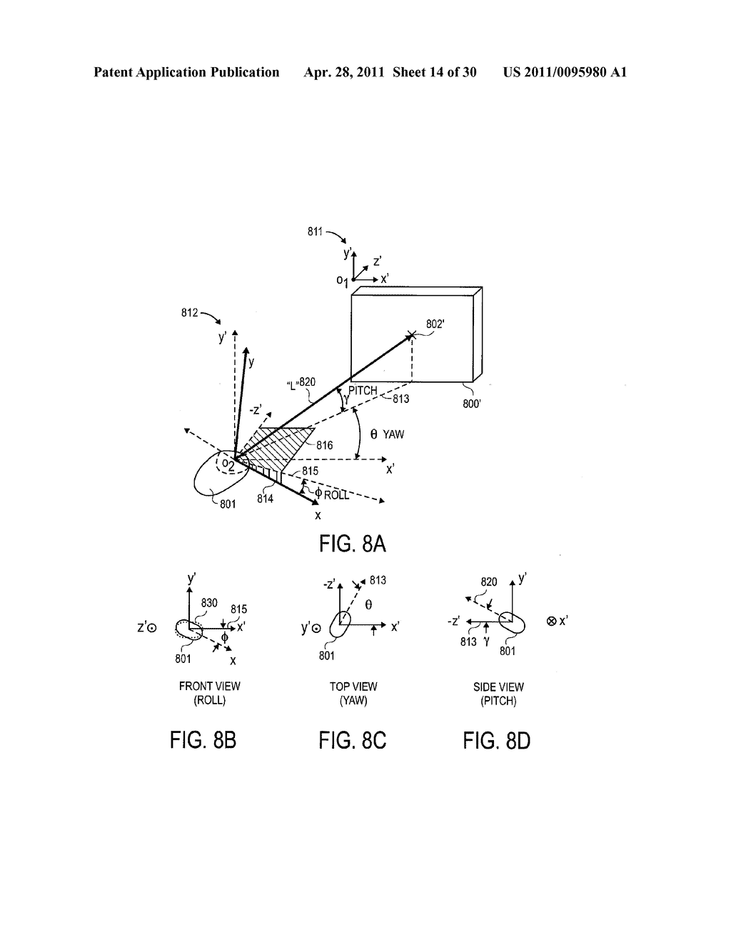 HANDHELD VISION BASED ABSOLUTE POINTING SYSTEM - diagram, schematic, and image 15