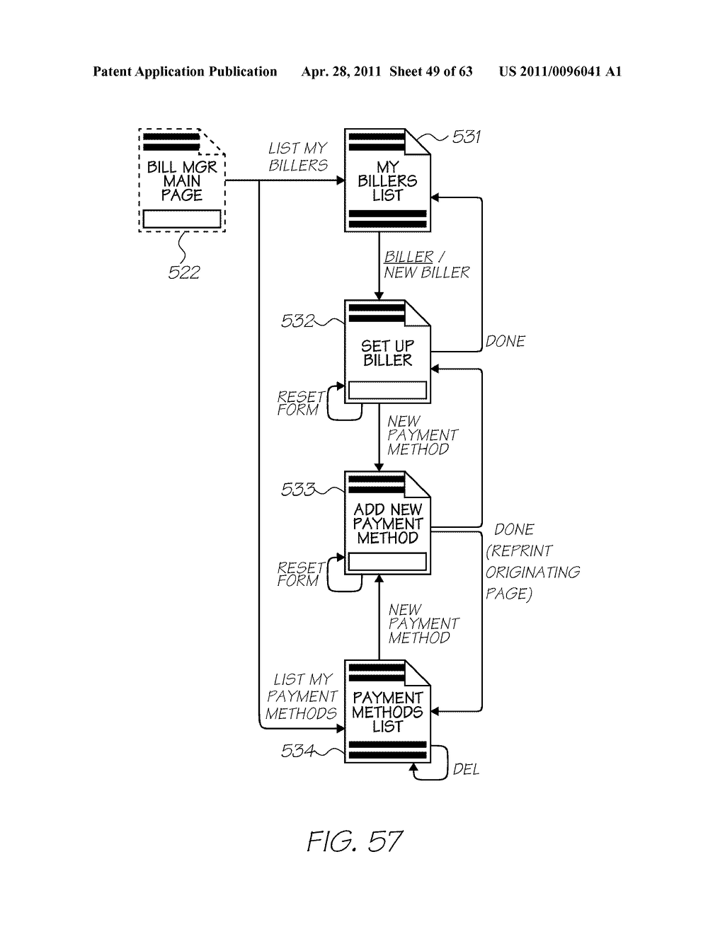 METHOD OF INTERACTING WITH PRINTED SUBSTRATE - diagram, schematic, and image 50