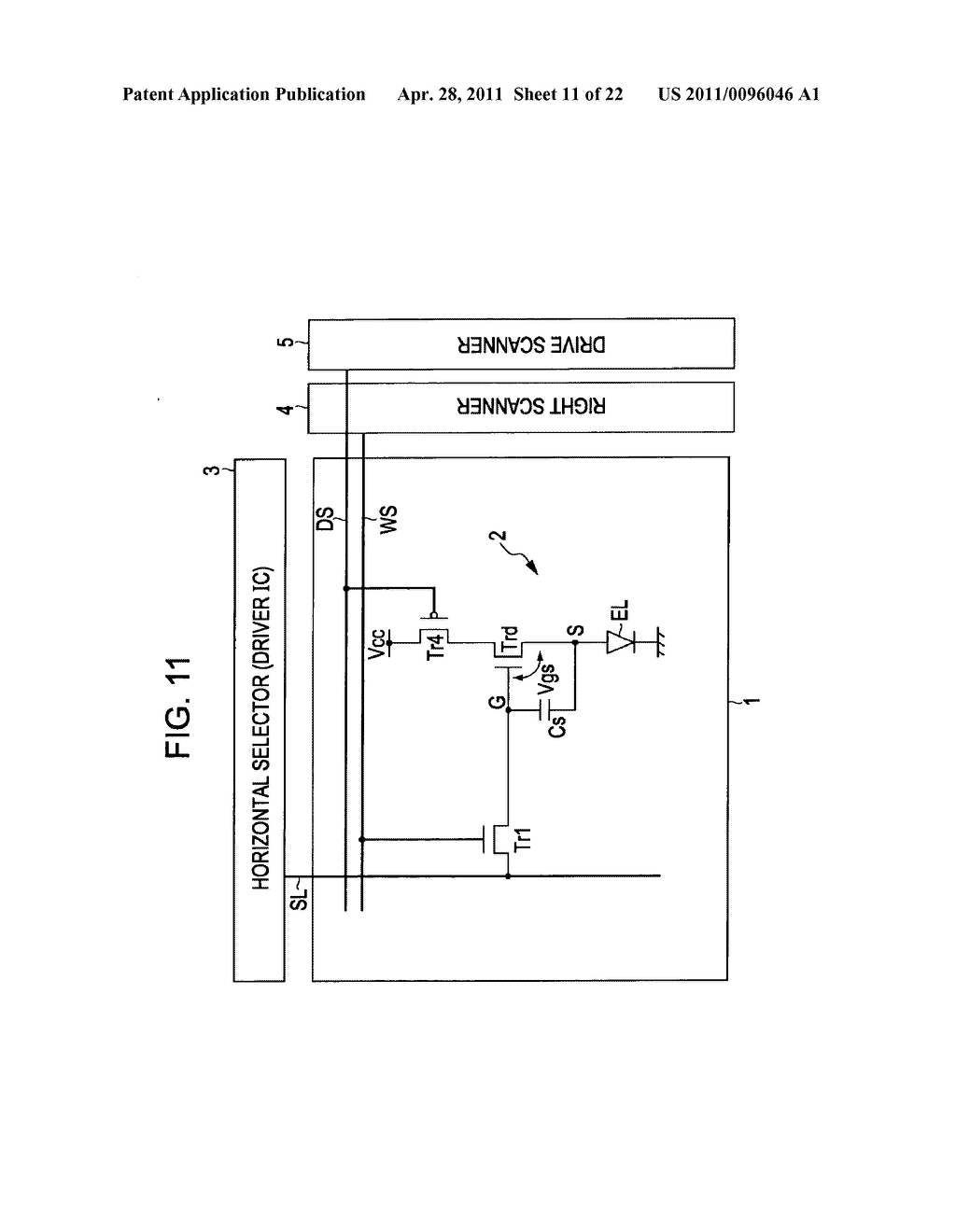 Display apparatus, method of driving a display, and electronic device - diagram, schematic, and image 12