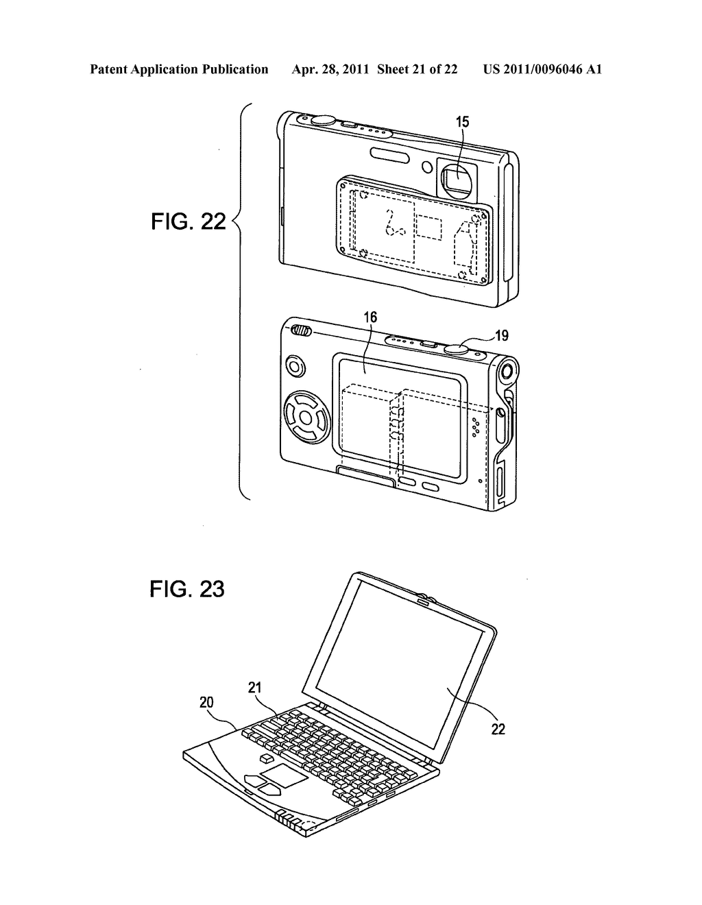 Display apparatus, method of driving a display, and electronic device - diagram, schematic, and image 22