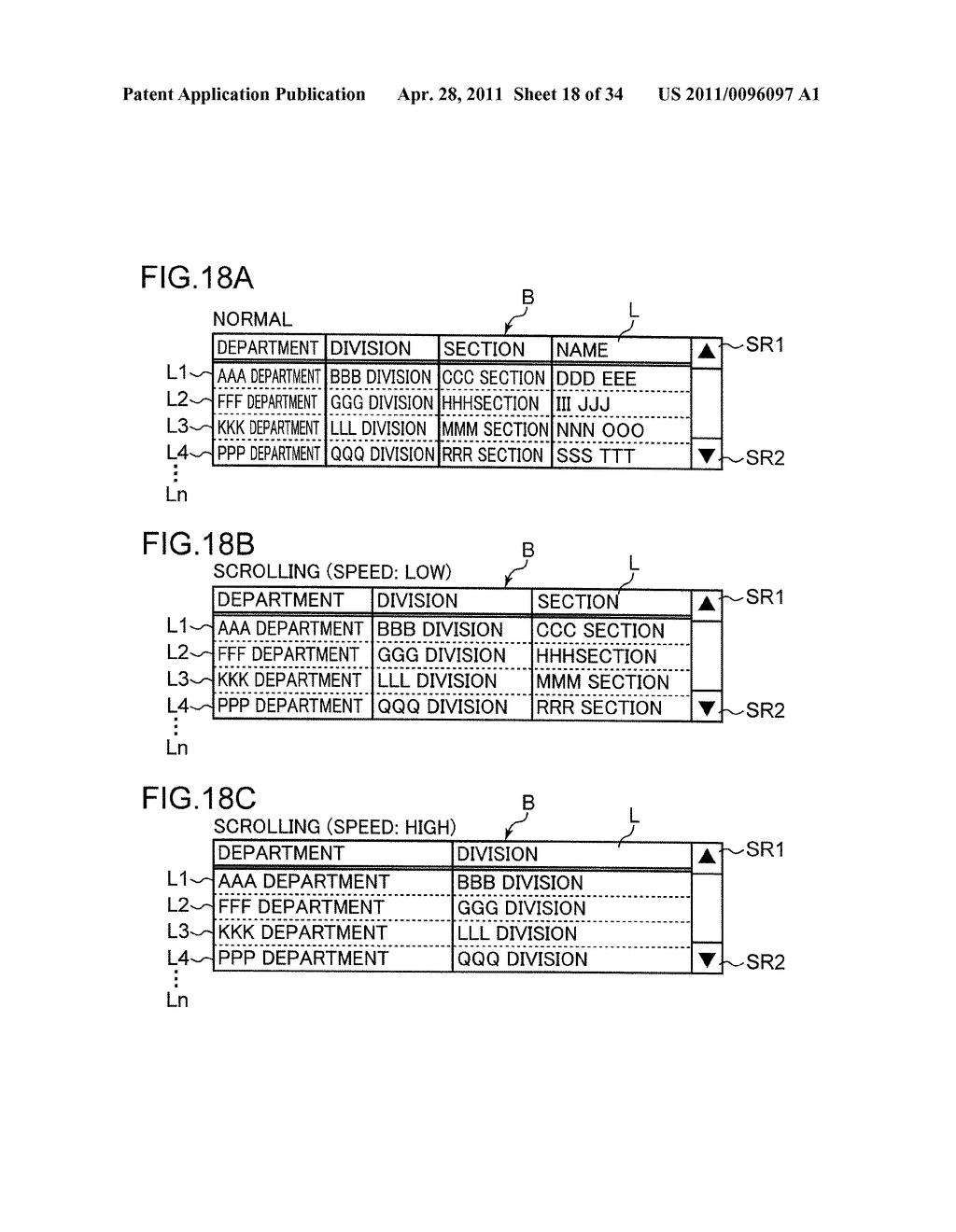 DISPLAY DEVICE AND DISPLAY CONTROL METHOD - diagram, schematic, and image 19