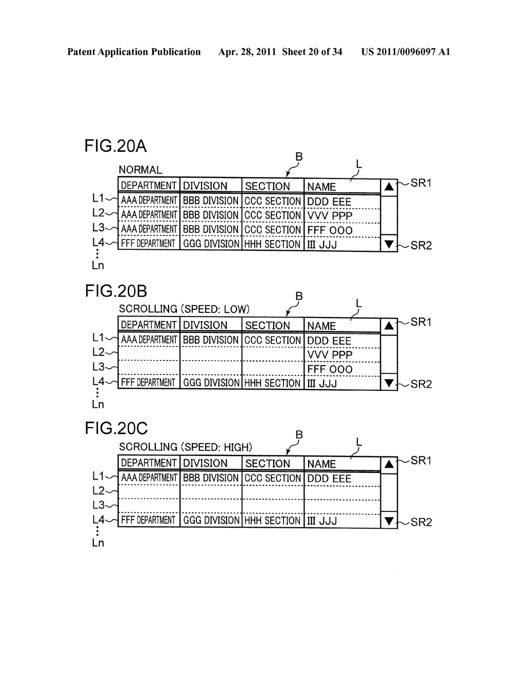 DISPLAY DEVICE AND DISPLAY CONTROL METHOD - diagram, schematic, and image 21