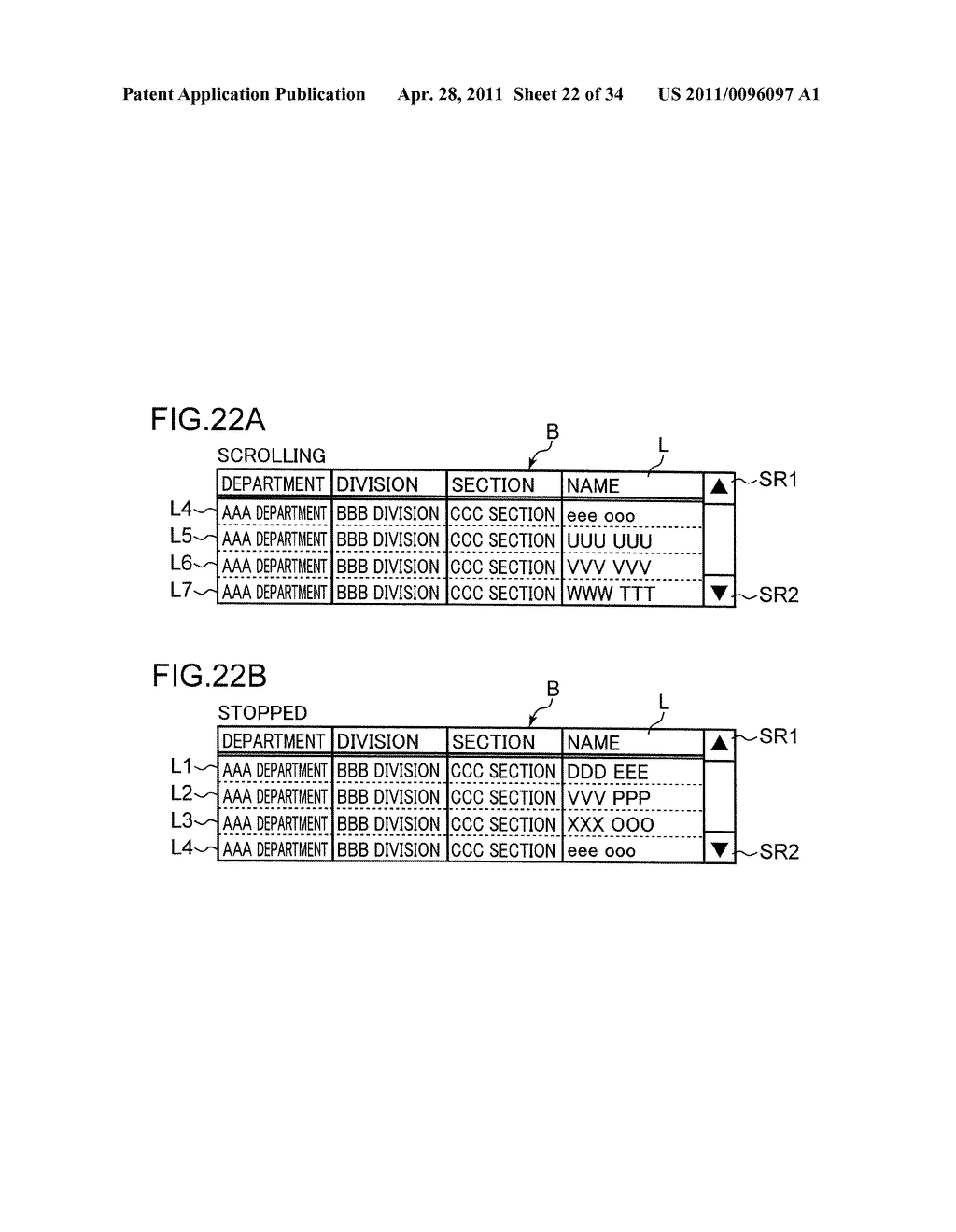 DISPLAY DEVICE AND DISPLAY CONTROL METHOD - diagram, schematic, and image 23