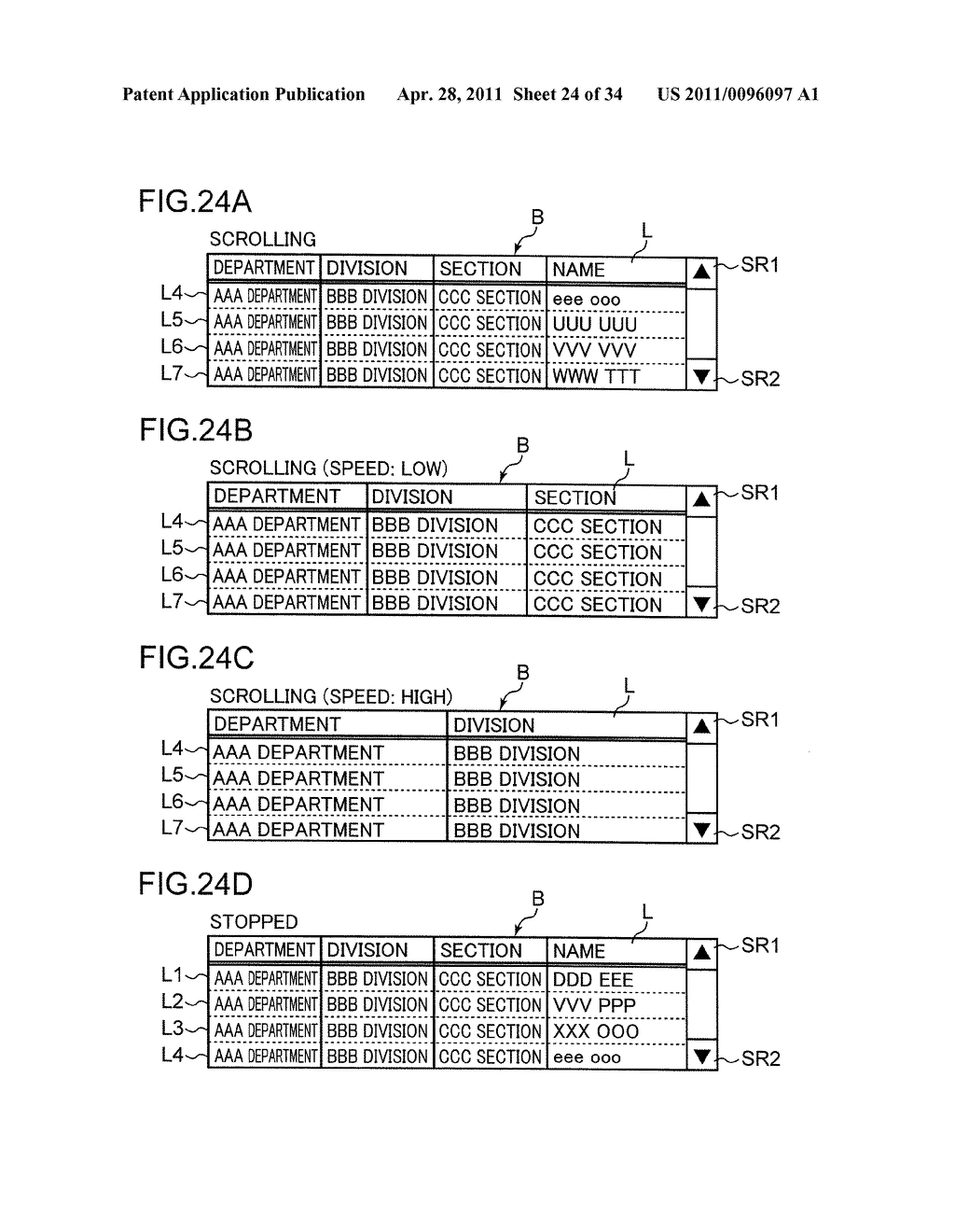 DISPLAY DEVICE AND DISPLAY CONTROL METHOD - diagram, schematic, and image 25