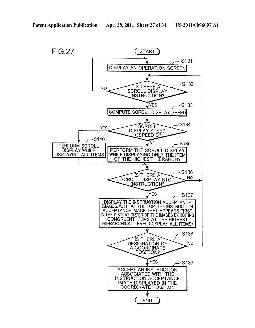 DISPLAY DEVICE AND DISPLAY CONTROL METHOD - diagram, schematic, and image 28