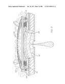 INKJET NOZZLE WITH PADDLE LAYER ARRANGED BETWEEN FIRST AND SECOND WAFERS diagram and image