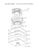 INKJET NOZZLE WITH PADDLE LAYER ARRANGED BETWEEN FIRST AND SECOND WAFERS diagram and image