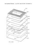 INKJET NOZZLE WITH PADDLE LAYER ARRANGED BETWEEN FIRST AND SECOND WAFERS diagram and image