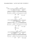 INKJET NOZZLE WITH PADDLE LAYER ARRANGED BETWEEN FIRST AND SECOND WAFERS diagram and image