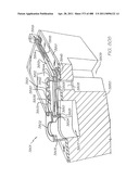 INKJET NOZZLE WITH PADDLE LAYER ARRANGED BETWEEN FIRST AND SECOND WAFERS diagram and image