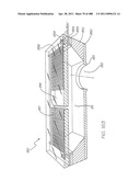 INKJET NOZZLE WITH PADDLE LAYER ARRANGED BETWEEN FIRST AND SECOND WAFERS diagram and image