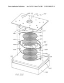 INKJET NOZZLE WITH PADDLE LAYER ARRANGED BETWEEN FIRST AND SECOND WAFERS diagram and image