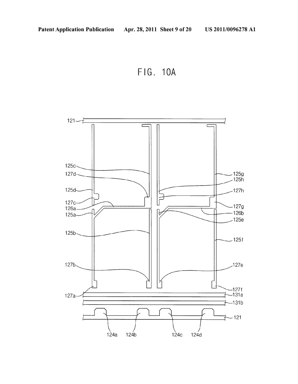 DISPLAY SUBSTRATE, METHOD OF MANUFACTURING THE SAME AND DISPLAY PANEL HAVING THE SAME - diagram, schematic, and image 10