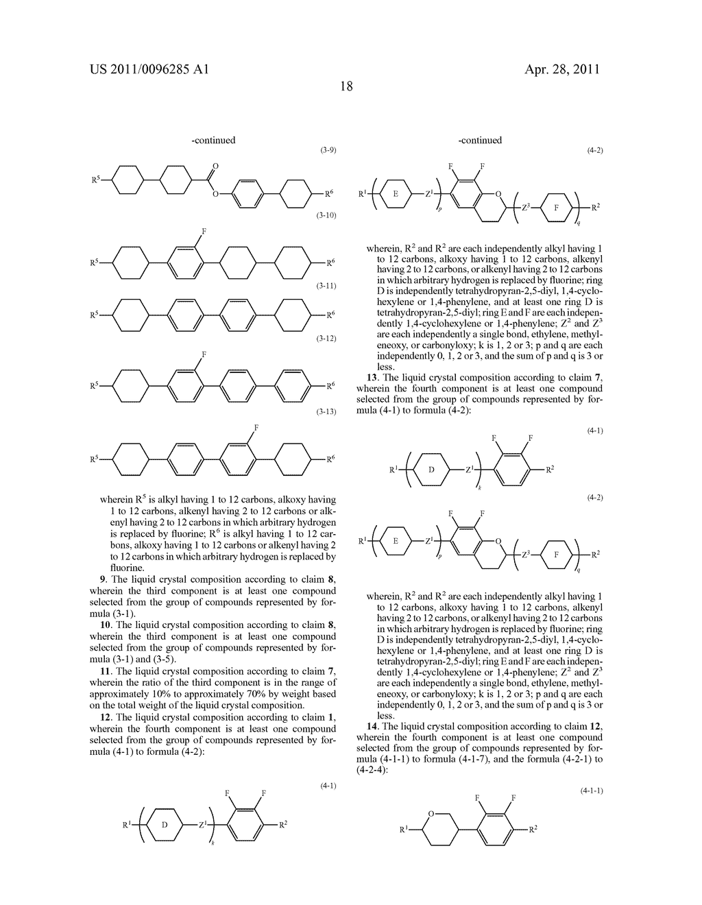 LIQUID CRYSTAL COMPOSITION AND LIQUID CRYSTAL DISPLAY DEVICE - diagram, schematic, and image 19