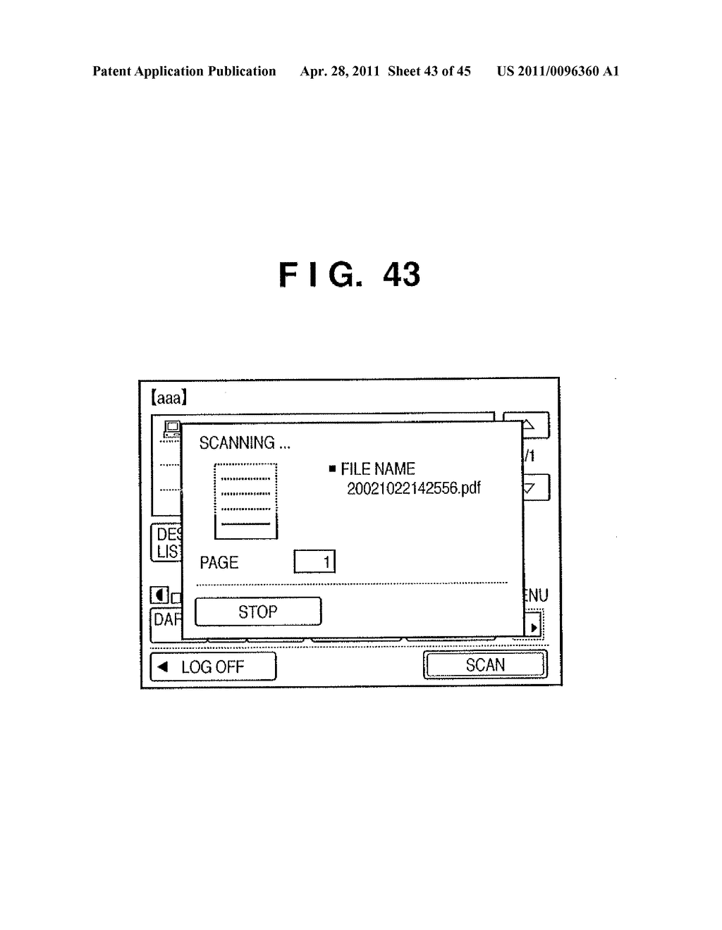 NETWORK SCANNING SYSTEM - diagram, schematic, and image 44