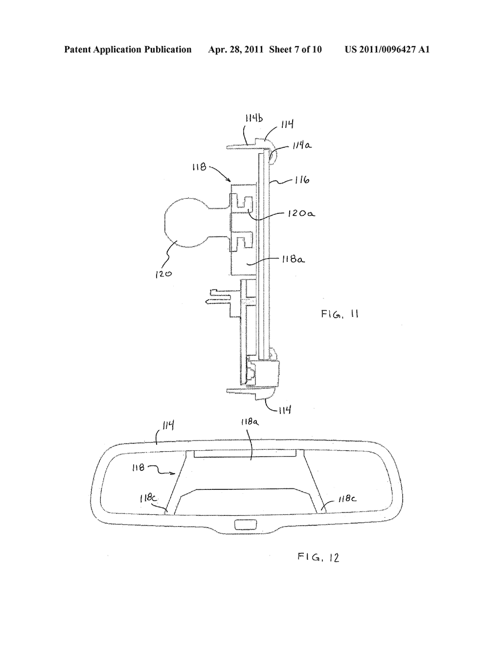 MOUNTING ASSEMBLY FOR VEHICLE INTERIOR MIRROR - diagram, schematic, and image 08