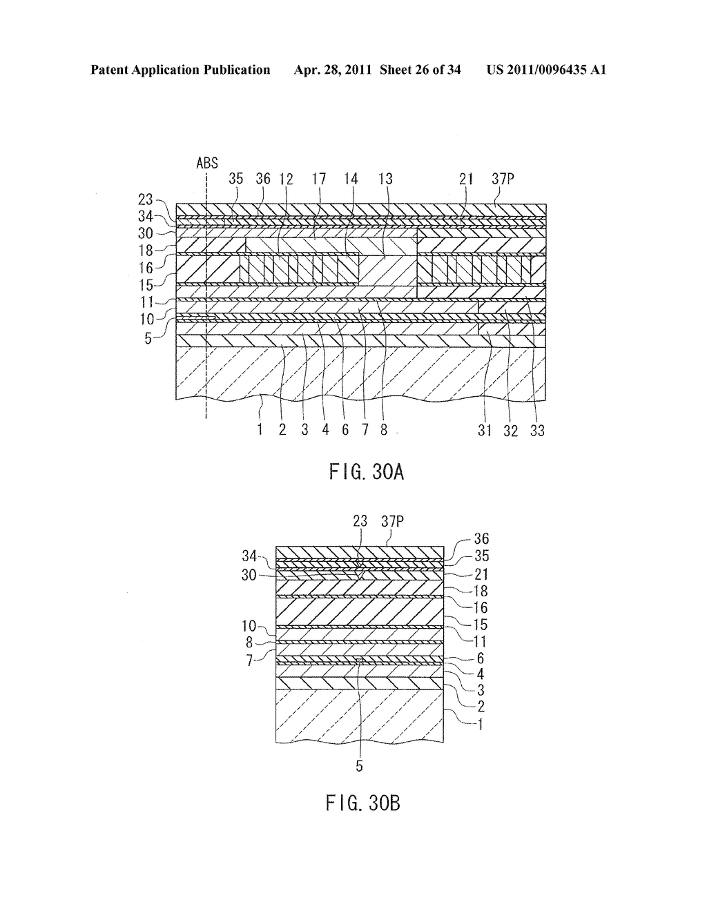 Heat-assisted magnetic recording head with laser diode fixed to slider - diagram, schematic, and image 27