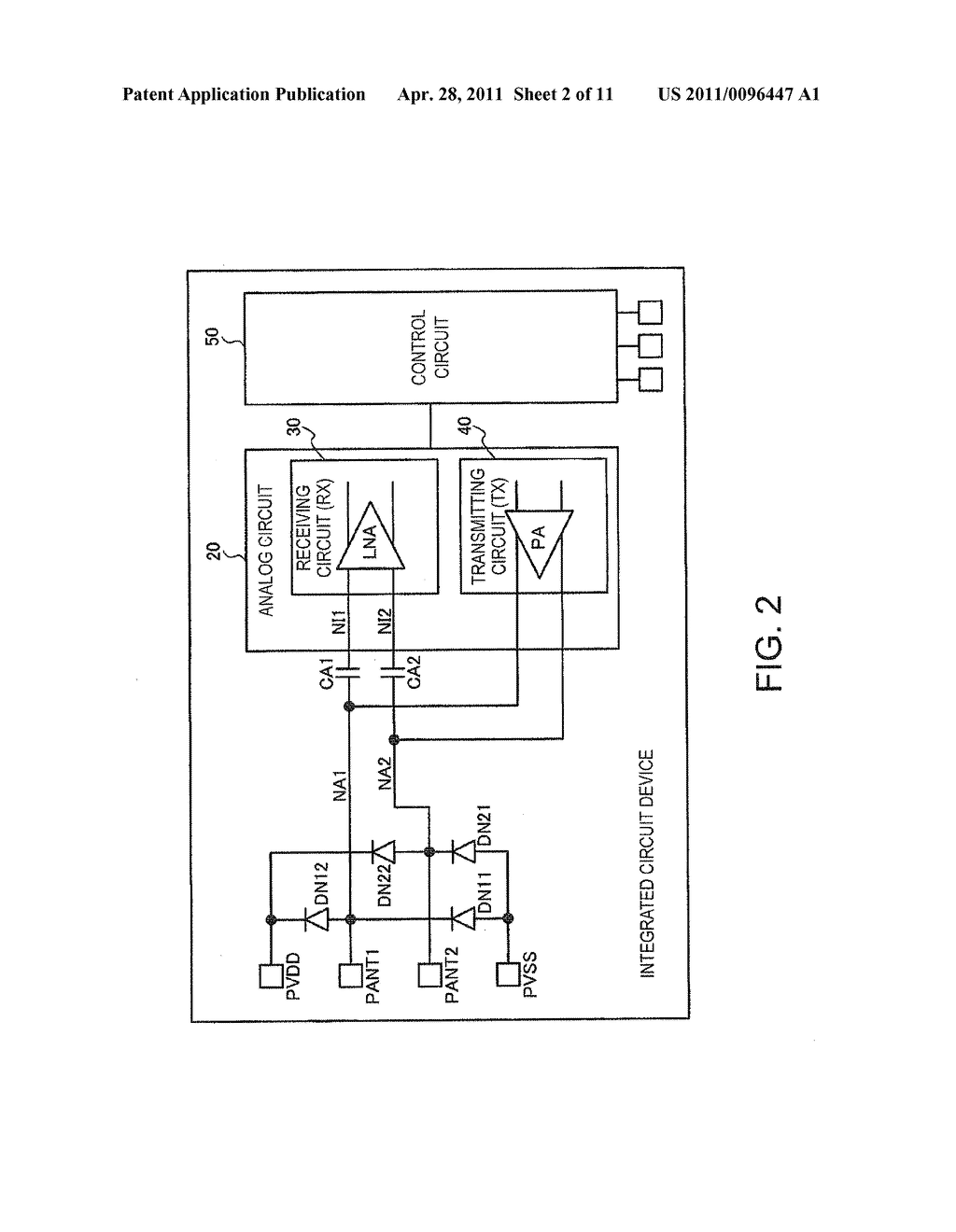 INTEGRATED CIRCUIT DEVICE AND ELECTRONIC APPARATUS - diagram, schematic, and image 03