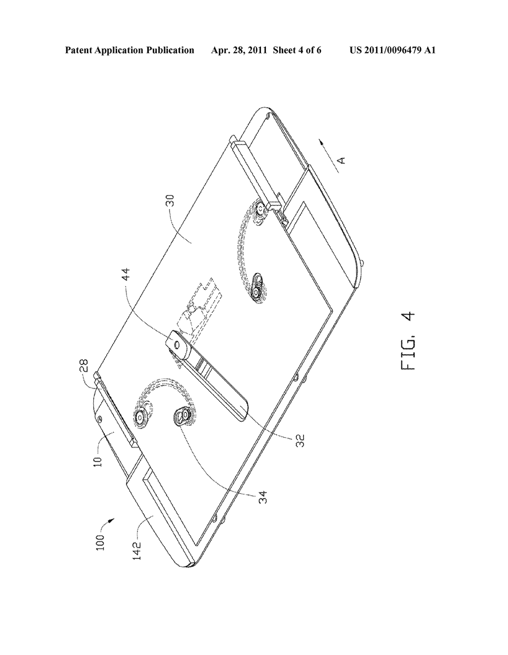SLIDING AND TILTING MECHANISM AND PORTABLE ELECTRONIC DEVICE USING THE SAME - diagram, schematic, and image 05