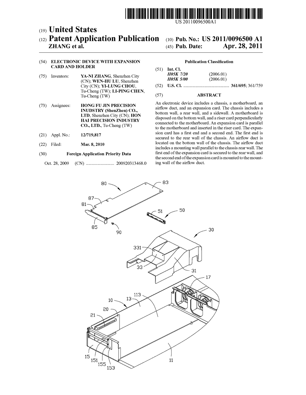 ELECTRONIC DEVICE WITH EXPANSION CARD AND HOLDER - diagram, schematic, and image 01