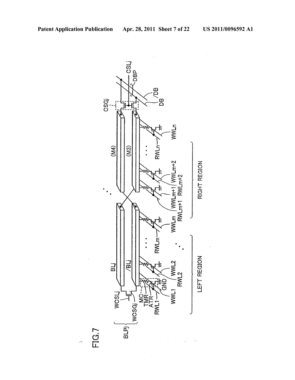 THIN FILM MAGNETIC MEMORY DEVICE WRITING DATA WITH BIDIRECTIONAL CURRENT - diagram, schematic, and image 08