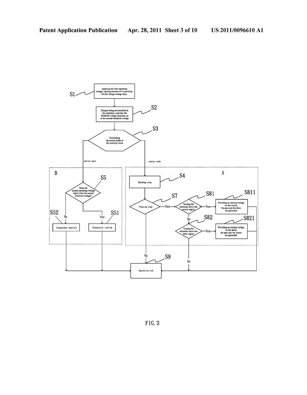 METHOD FOR ENABLING A SONOS TRANSISTOR TO BE USED AS BOTH A SWITCH AND A MEMORY - diagram, schematic, and image 04