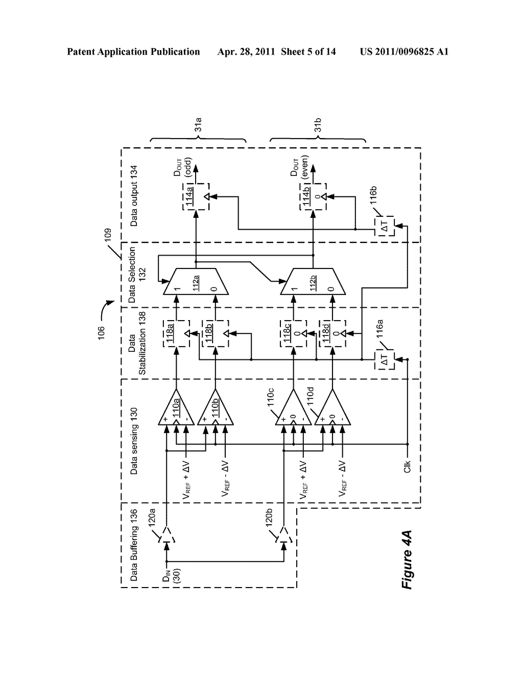 Fractional-Rate Decision Feedback Equalization Useful in a Data Transmission System - diagram, schematic, and image 06