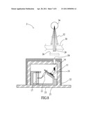 Linear X-ray detector using fiber optic face plate to alter optical path diagram and image