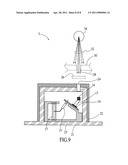 Linear X-ray detector using fiber optic face plate to alter optical path diagram and image