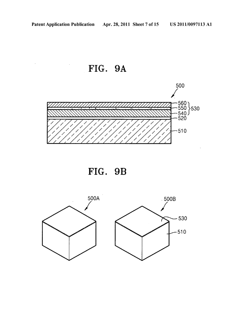 Light emitting diode array integrated with lens, line printer head, and method of manufacturing the light emitting diode array - diagram, schematic, and image 08