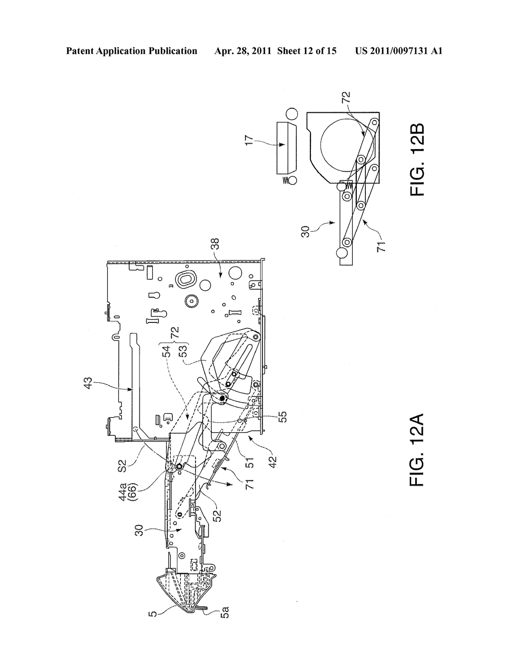 PRINTER PLATEN SUPPORT MECHANISM AND ROLL PAPER PRINTER - diagram, schematic, and image 13