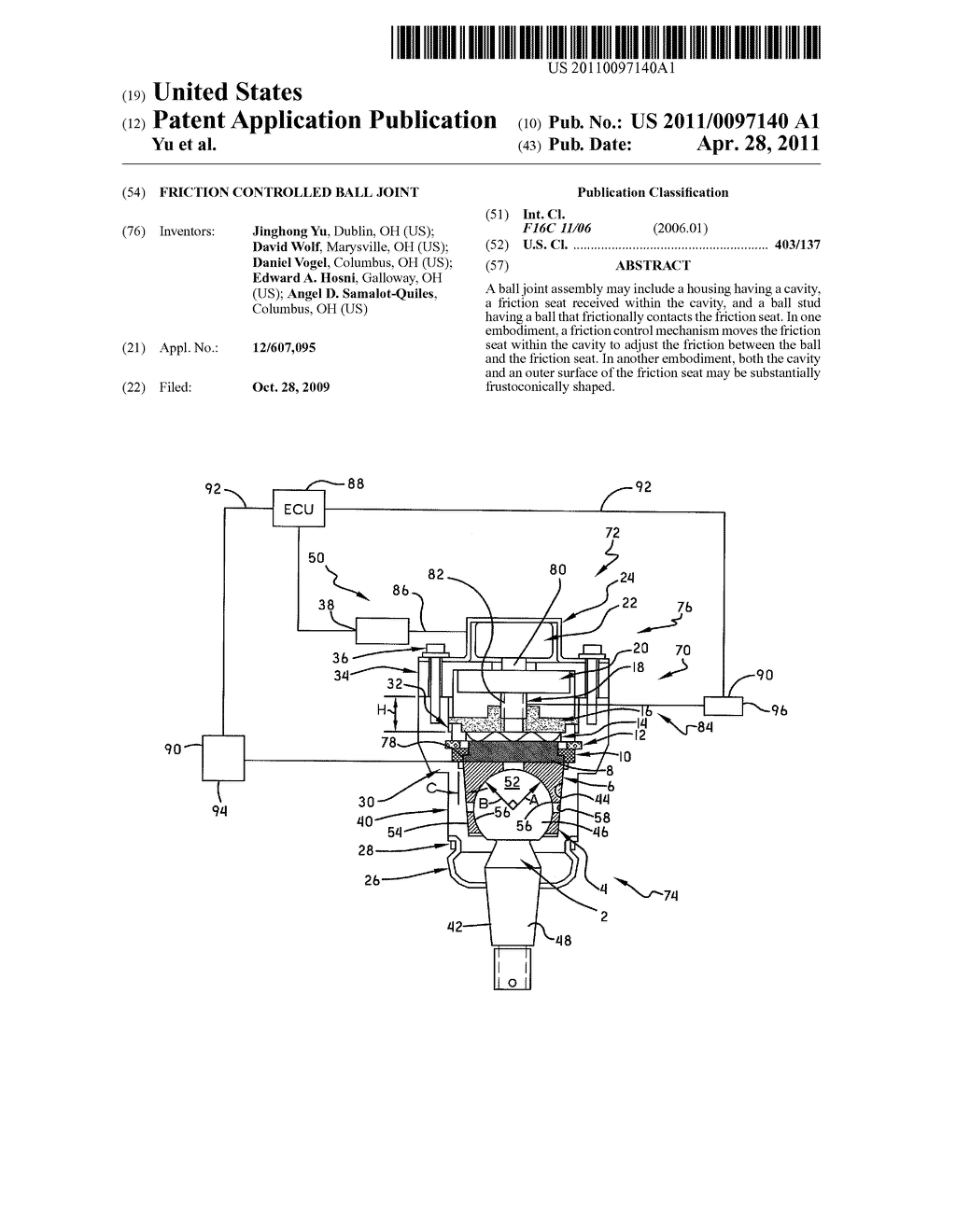 FRICTION CONTROLLED BALL JOINT - diagram, schematic, and image 01