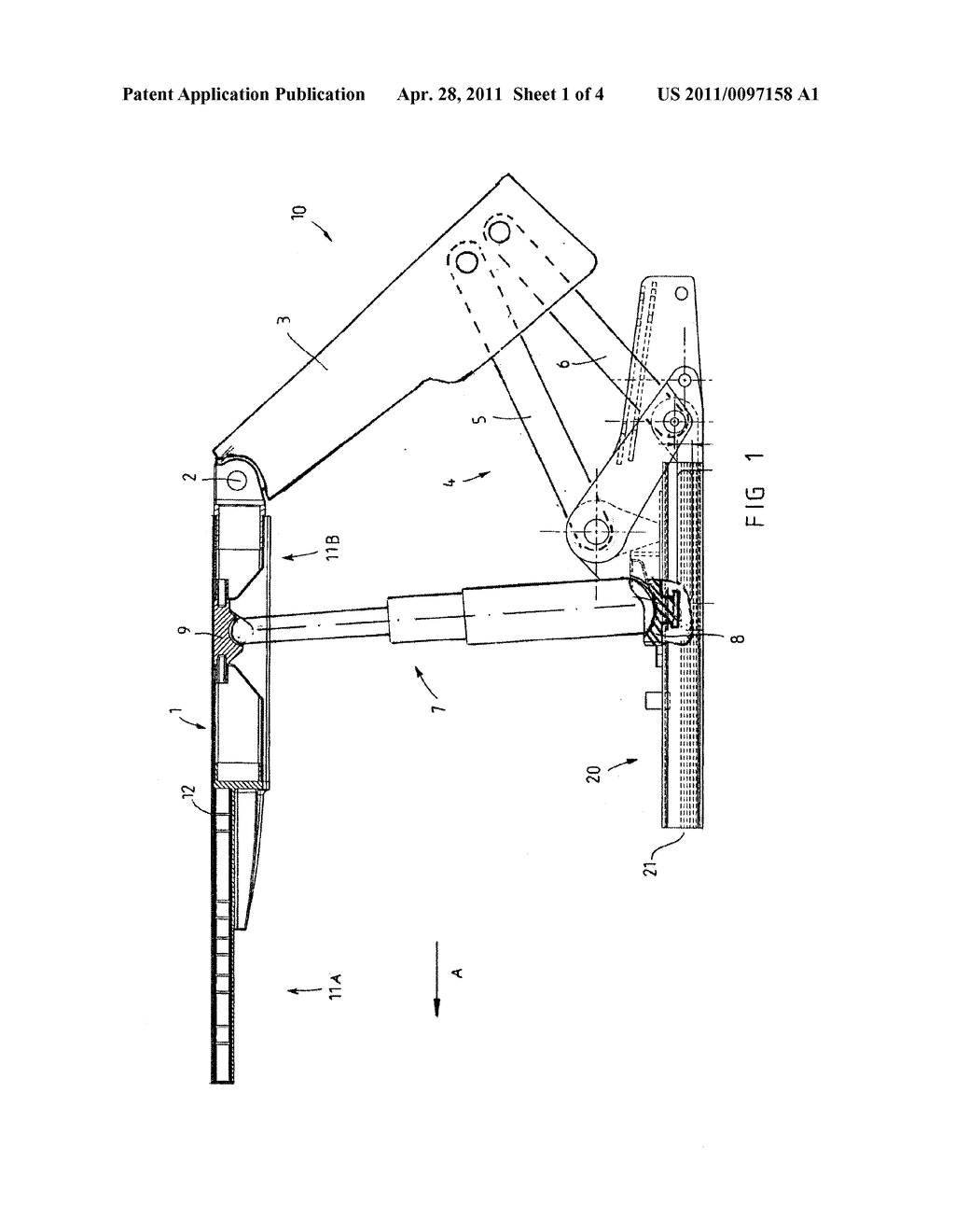 SHIELD SUPPORT ASSEMBLY FOR UNDERGROUND MINING AND SUPPORTING SURFACE ELEMENT THEREFOR - diagram, schematic, and image 02