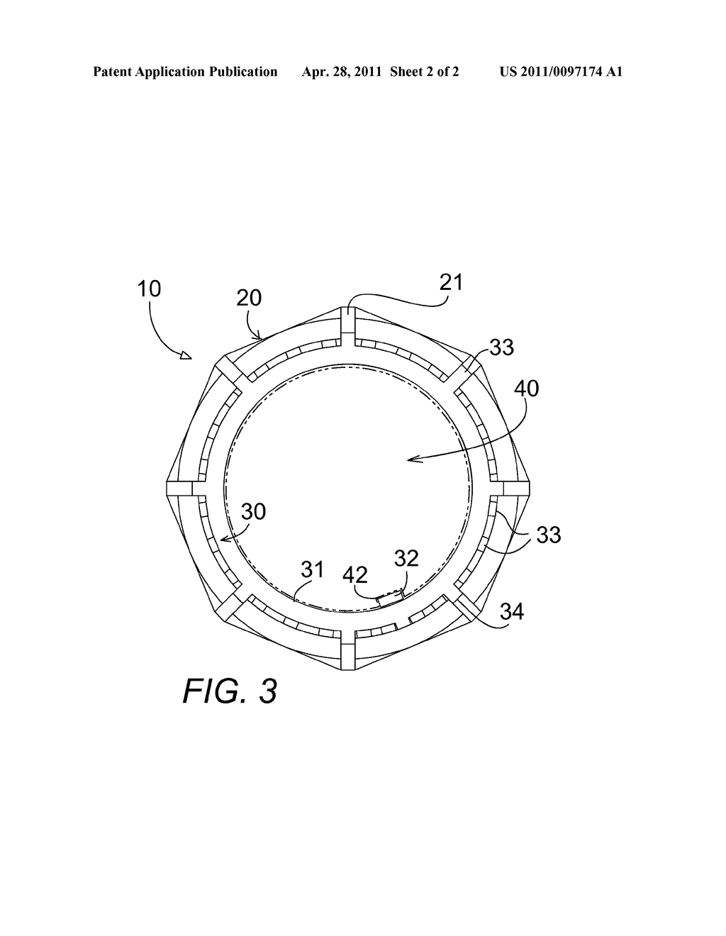 LOCKING AXLE NUT - diagram, schematic, and image 03