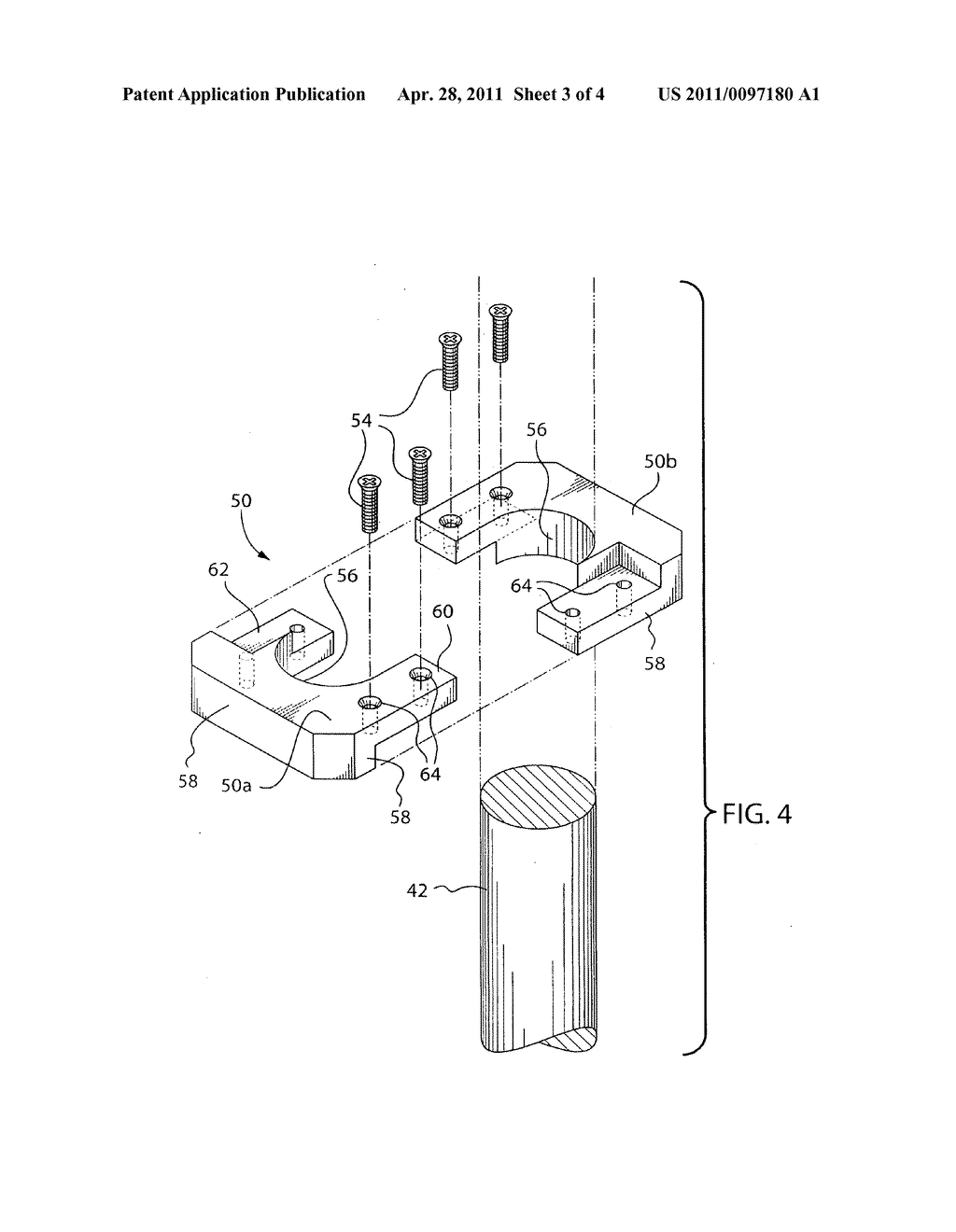 Extendable support column - diagram, schematic, and image 04