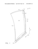 COMPOSITE AIRFOILS HAVING LEADING EDGE PROTECTION MADE USING HIGH TEMPERATURE ADDITIVE MANUFACTURING METHODS diagram and image