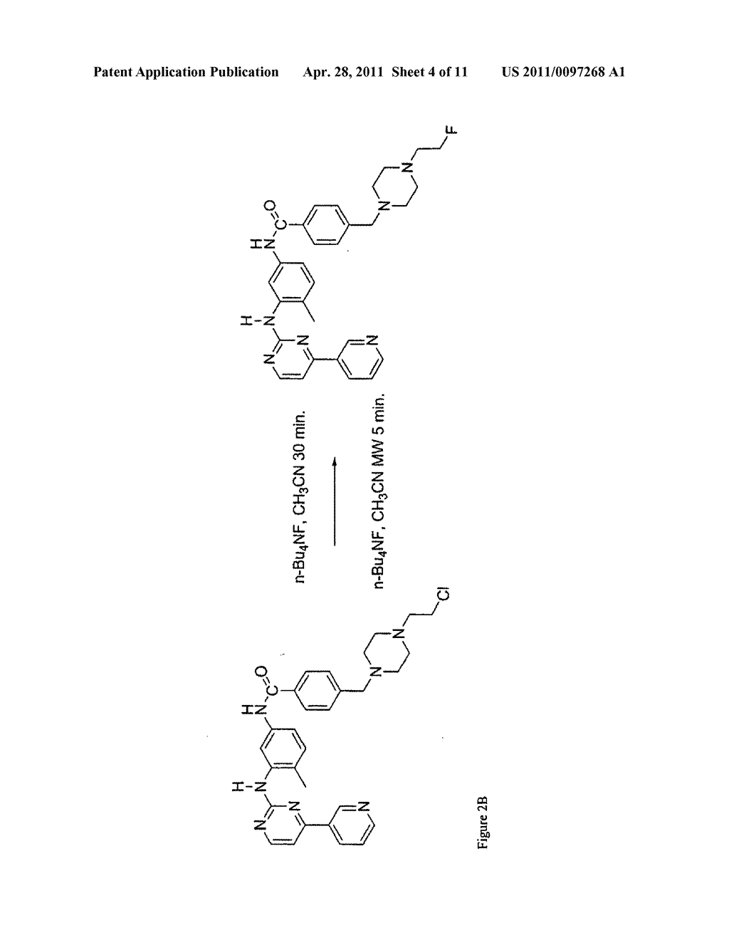 RADIOHALOIMATINIBS AND METHODS OF THEIR SYNTHESIS AND USE IN PET IMAGING OF CANCERS - diagram, schematic, and image 05