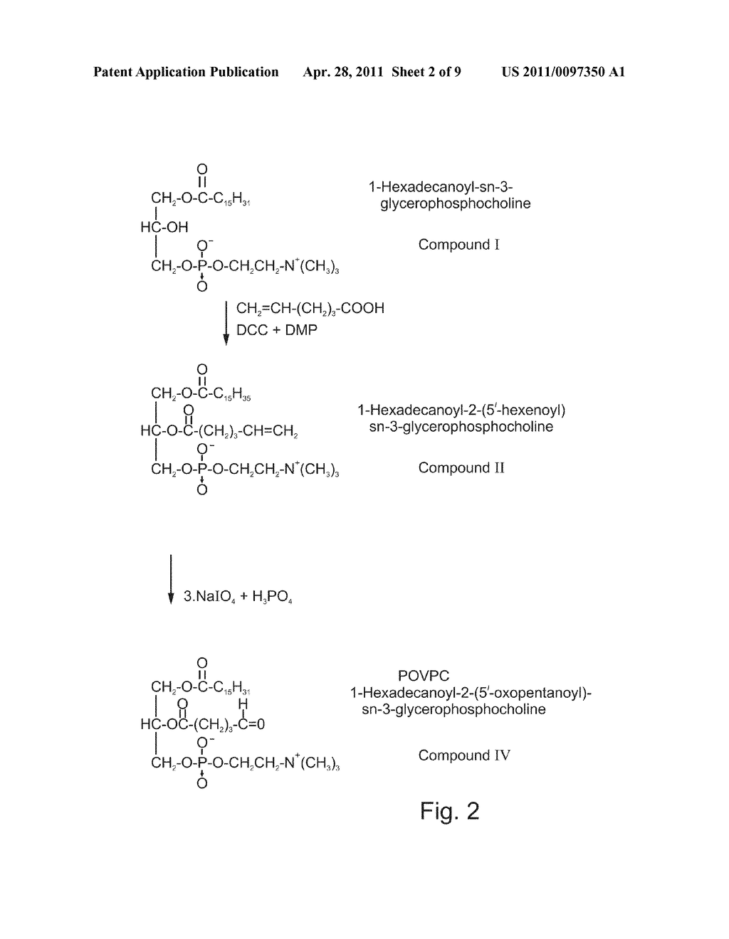 METHODS EMPLOYING AND COMPOSITIONS CONTAINING DEFINED OXIDIZED PHOSPHOLIPIDS FOR PREVENTION AND TREATMENT OF ATHEROSCLEROSIS - diagram, schematic, and image 03