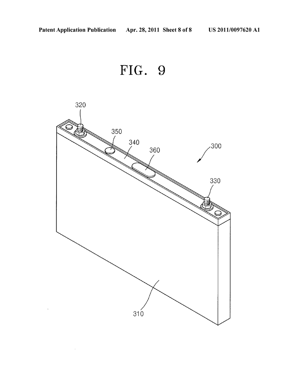 BUS BAR HOLDER AND BATTERY PACK INCLUDING THE SAME - diagram, schematic, and image 09