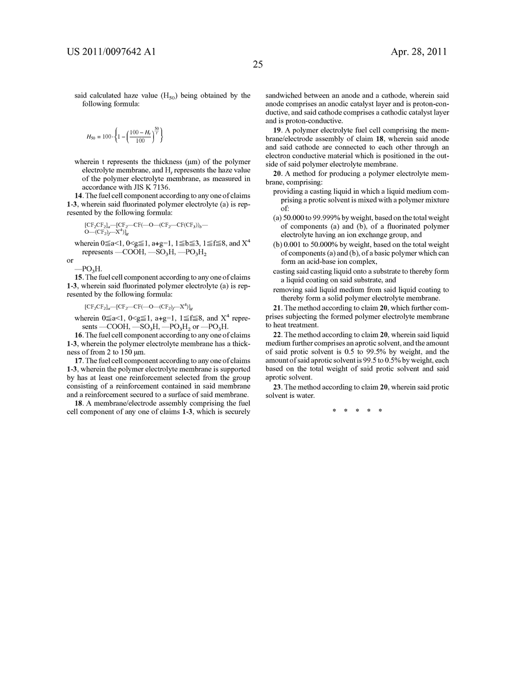 Polymer electrolyte membrane having high durability and method for producing the same - diagram, schematic, and image 35