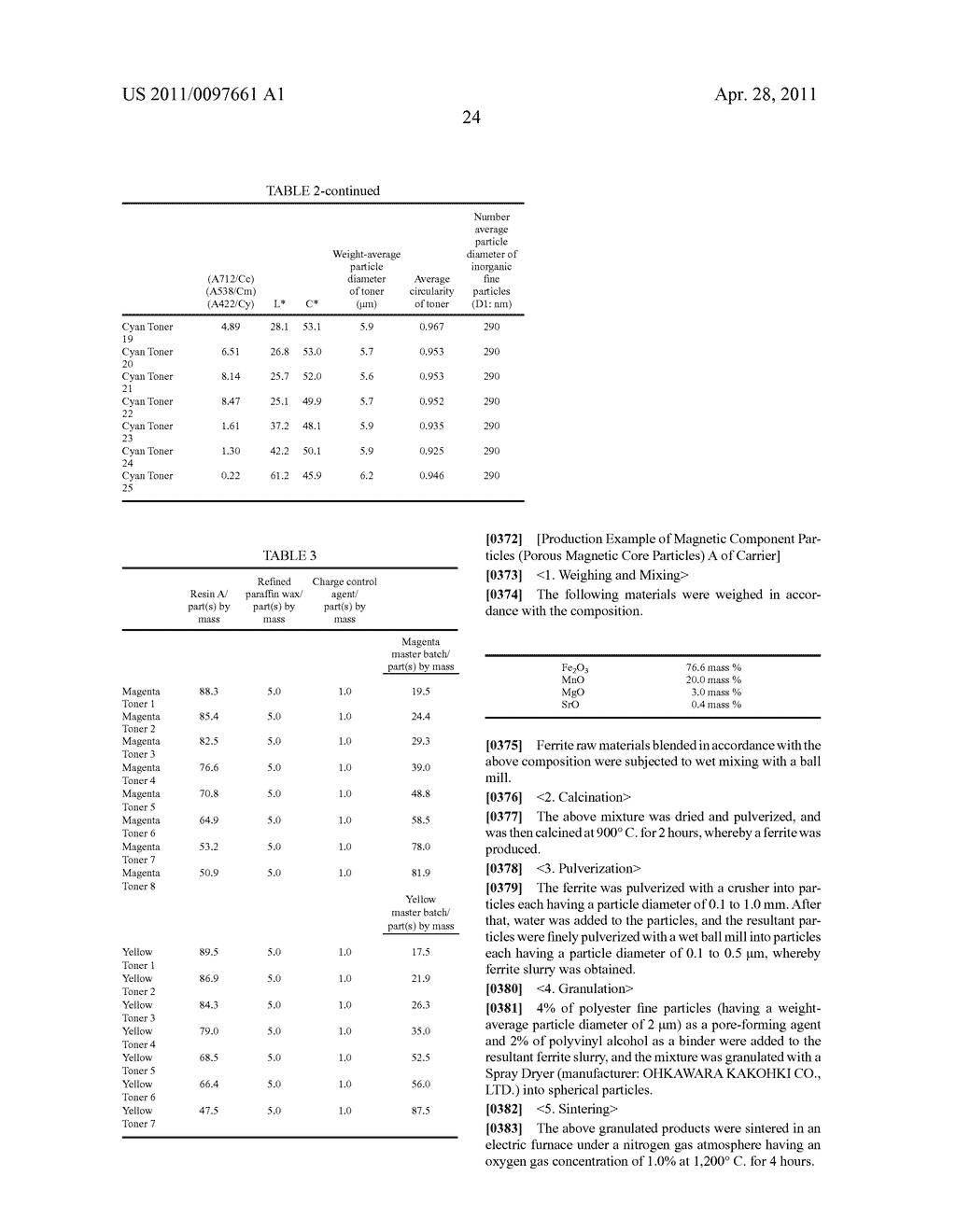 TWO-COMPONENT DEVELOPER, REPLENISHING DEVELOPER, AND IMAGE-FORMING METHOD - diagram, schematic, and image 42