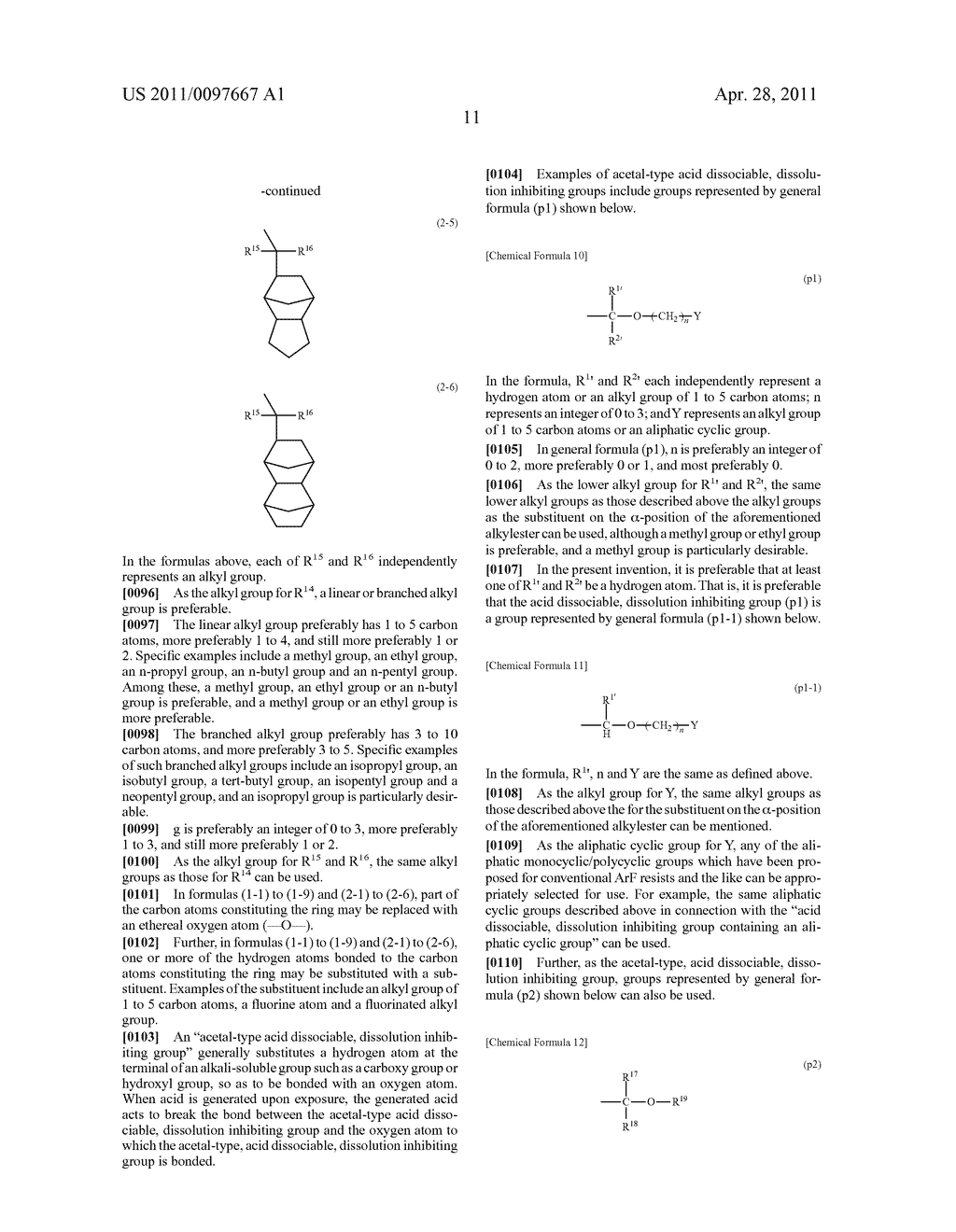 POSITIVE RESIST COMPOSITION, METHOD OF FORMING RESIST PATTERN, AND POLYMERIC COMPOUND - diagram, schematic, and image 12